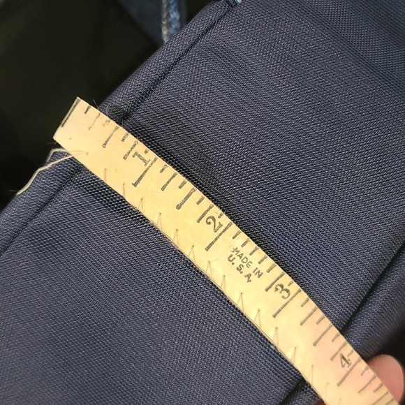 Mini tote- sequins on strap, navy color - Picture 6 of 7